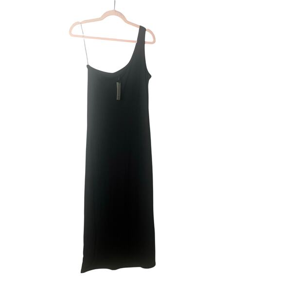 BUMPSUIT One Shoulder Maxi Dress Size Medium Black NWT Jersey Maternity Lounge - Picture 3 of 7